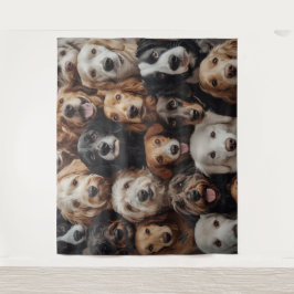 Tapiz De Caras De Perro