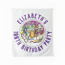 Tapiz de Celebración de Cumpleaños Número 100