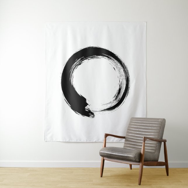 Tapiz de Círculo Enso Zen (In situ)
