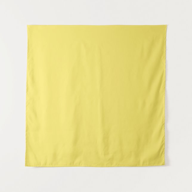 Tapiz de color amarillo cuadrado de 57" x 57" (Anverso)
