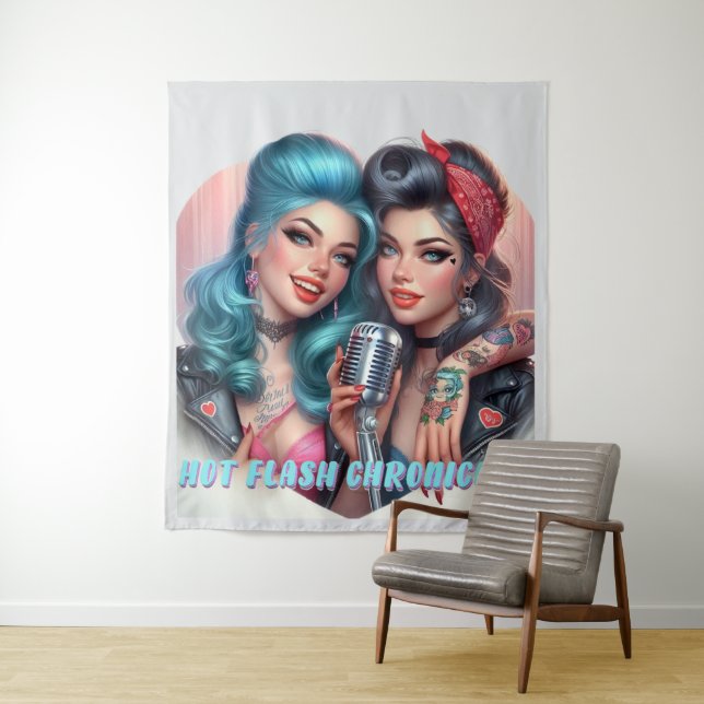 Tapiz de Crónicas HotFlash (In situ)