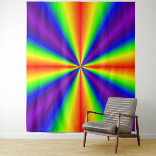 Tapiz de cruces de arco iris