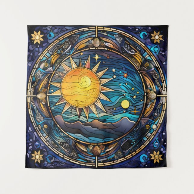 Tapiz de cuerpos celestes (Anverso)