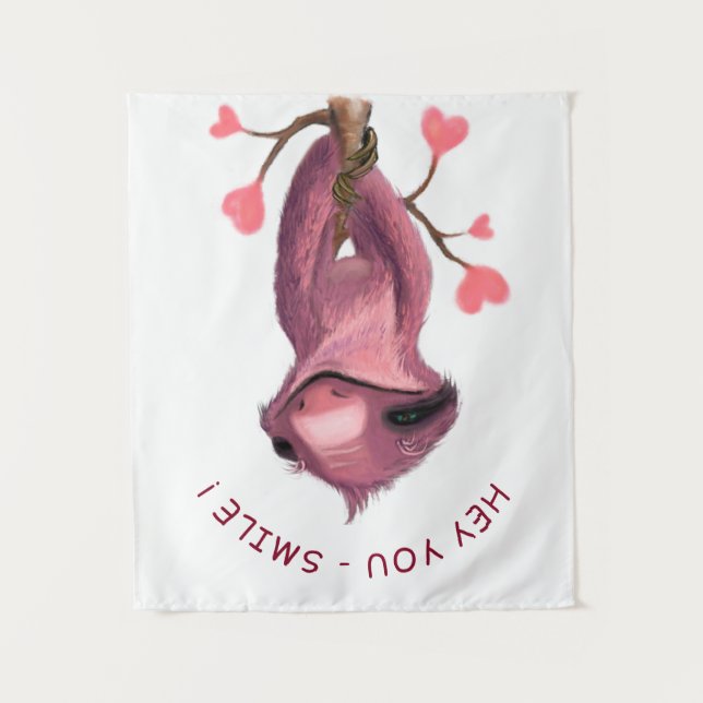 Tapiz de eslogan divertida - texto Personalizado (Anverso)