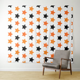 Tapiz de estrellas de Halloween