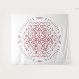 Tapiz de Flor de Vida Multidimensional