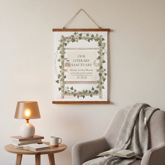 Tapiz de flores envueltas en hiedra (Ivy Wrapped Flowers Tapestry)