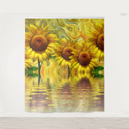 Tapiz de fondo de fotos de girasoles divertidos
