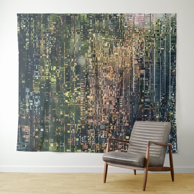 Tapiz de fondo de jardín de flores abstractas (In situ (horizontal))