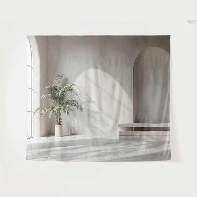 Tapiz de fondo de sala de estar interior moderno (Anverso (horizontal))