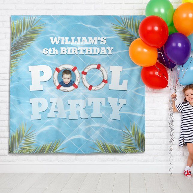 Tapiz de fondo Fiesta de piscina - Decoración Fies (Subido por el creador)