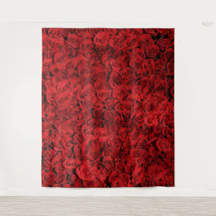 Tapiz de fondo floral de rosa roja para fotografía