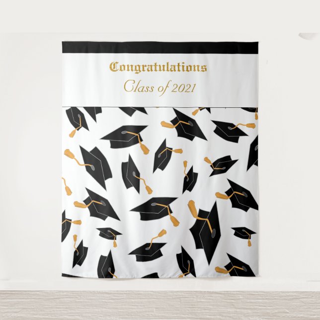 Tapiz de fondo para fotos de graduación (Anverso)