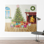 Tapiz de fondo para fotos de Navidad en sala de fi<br><div class="desc">Este diseño se puede personalizar en el área proporcionada cambiando la foto y/o el texto. O se puede personalizar haciendo clic en Personalizar esta plantilla y luego eligiendo la opción de personalizar más y eliminar o cambiar el color del fondo, agregar texto, cambiar el color o estilo del texto, o...</div>