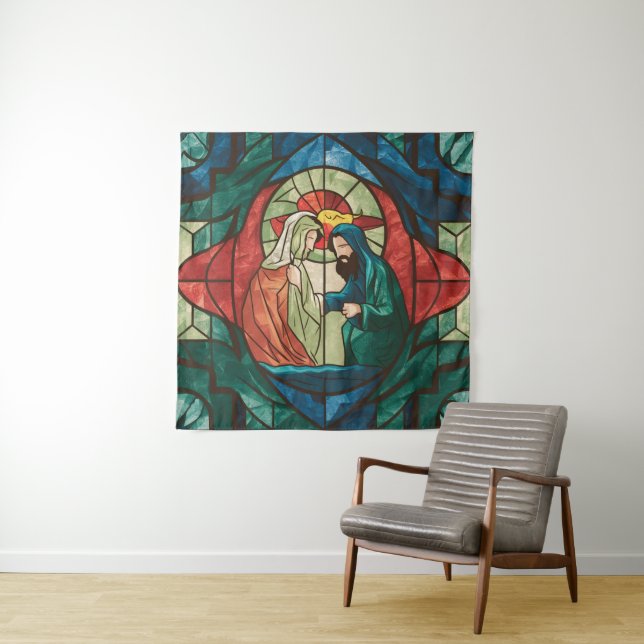 Tapiz de geometría sagrada (In situ)