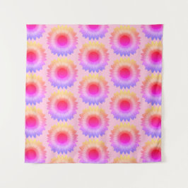 Tapiz de girasol rosa