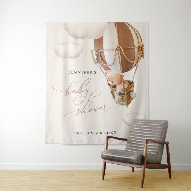 Tapiz de grifo neutro de globos de oso (In situ)