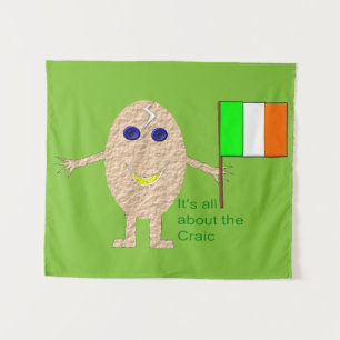 Tapiz de huevo irlandés patriótico