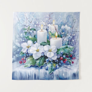 Tapiz de invierno azul