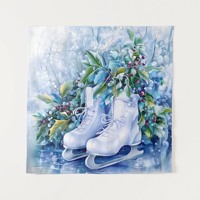 Tapiz de invierno azul (Anverso)