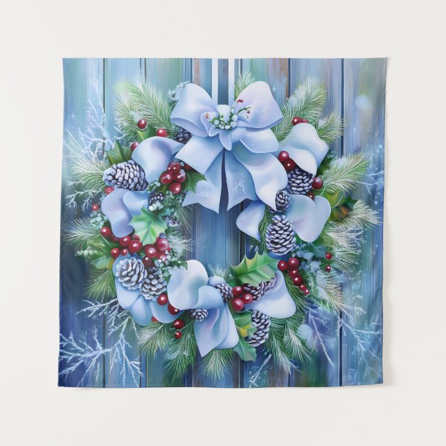 Tapiz de invierno azul (Anverso)