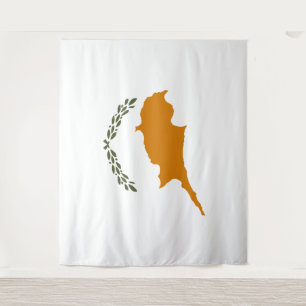 Tapiz de la bandera de Chipre