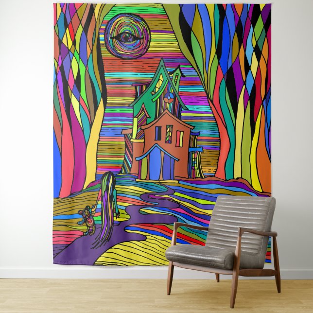 Tapiz de la casa embrujada (In situ)