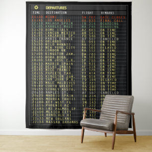 Tapiz de la Junta Aeroportuaria (personalizable)