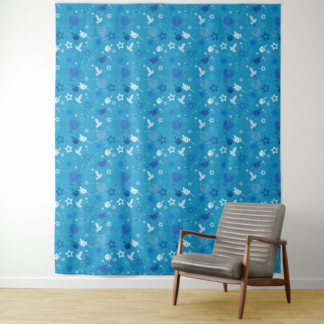 Tapiz de las estrellas de Hanukkah (In situ)