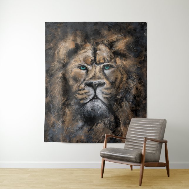 Tapiz de león - Pintura (In situ)
