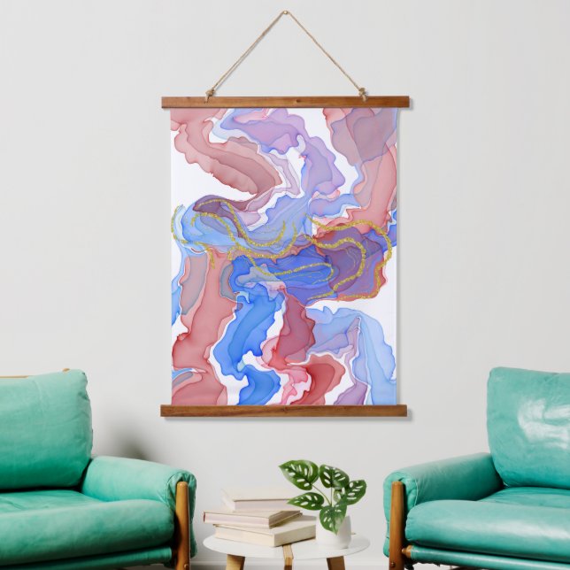 Tapiz de mariscos tocados de madera única (Sala de estar)