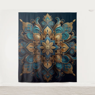 Tapiz de medallón enigmático