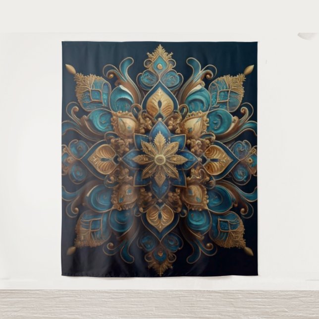 Tapiz de medallón enigmático (Anverso)