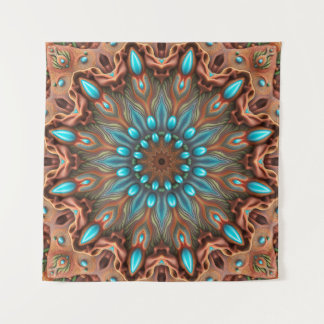 Tapiz de motivos nativos del suroeste