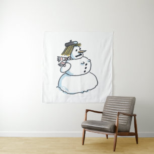 Tapiz de mujeres de nieve