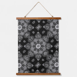 Tapiz De Muro De Madera Con Diseño De Medallón