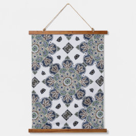 Tapiz De Muro De Madera Con Diseño De Medallón