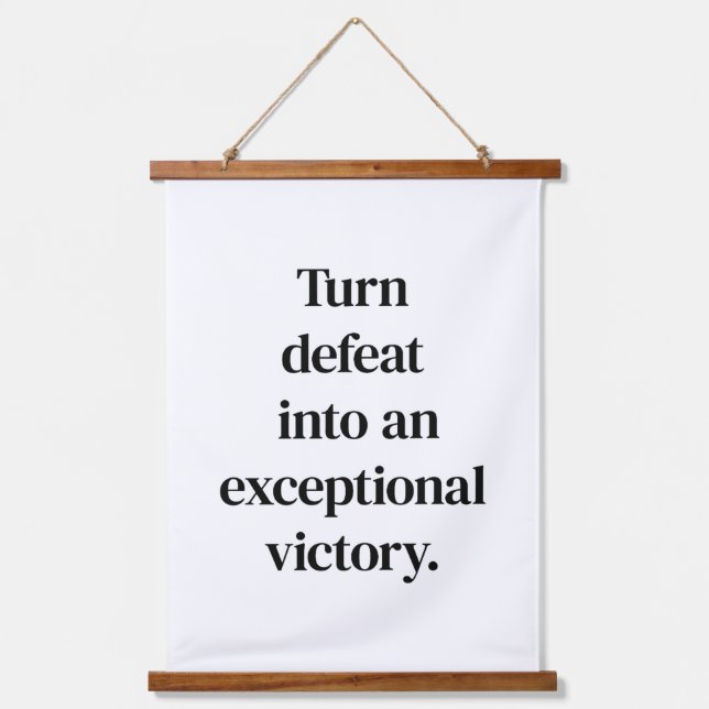 Tapiz De Muro De Madera De Victoria Excepcional (Anverso)