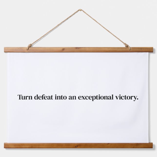 Tapiz De Muro De Madera De Victoria Excepcional (Anverso )