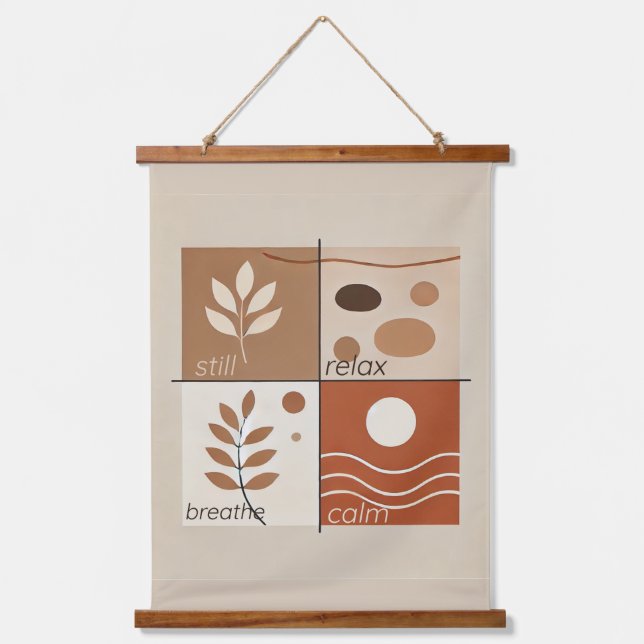 Tapiz De Muro Suave De Retirada De Zen (Anverso)