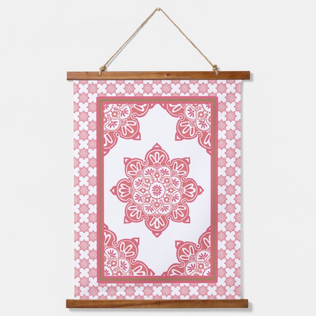 Tapiz De Muro Topado De Madera Medallera (Anverso)