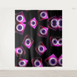 Tapiz de ojos rodante de 88" x 104"