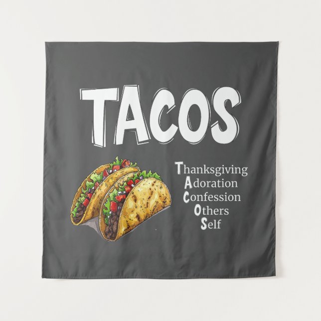 Tapiz de oración TACOS (Anverso)