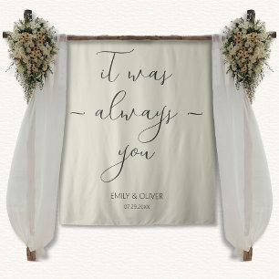 Tapiz de pancartas Boda de las cáscaras de ostras