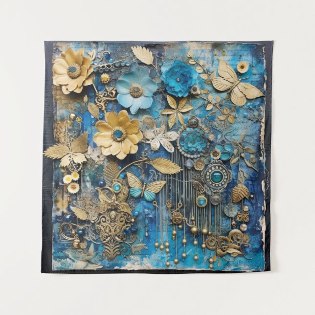 Tapiz de papel basura antiguo (Anverso)