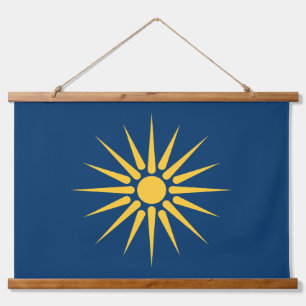 Tapiz de pared con bandera de Macedonia, Grecia