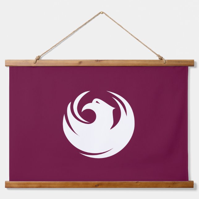 Tapiz de pared con bandera de Phoenix, Arizona (Anverso )