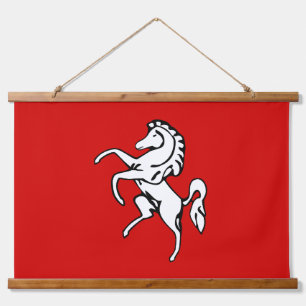 Tapiz de pared con bandera del condado de Kent, In