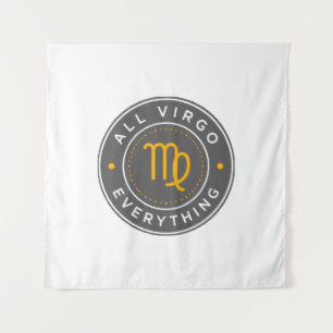 Tapiz de pared con logotipo oficial de All Virgo E