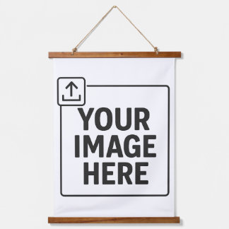 Tapiz de pared con madera con foto personalizada